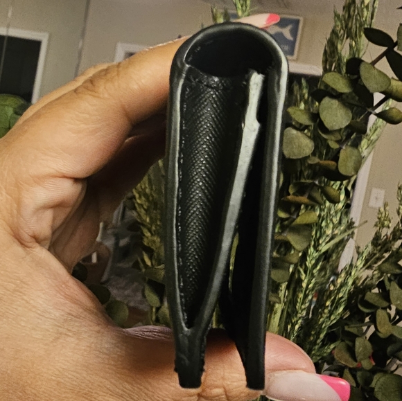 Michael Kors Black Leather Card Holder Wallet - Picture 4 of 7